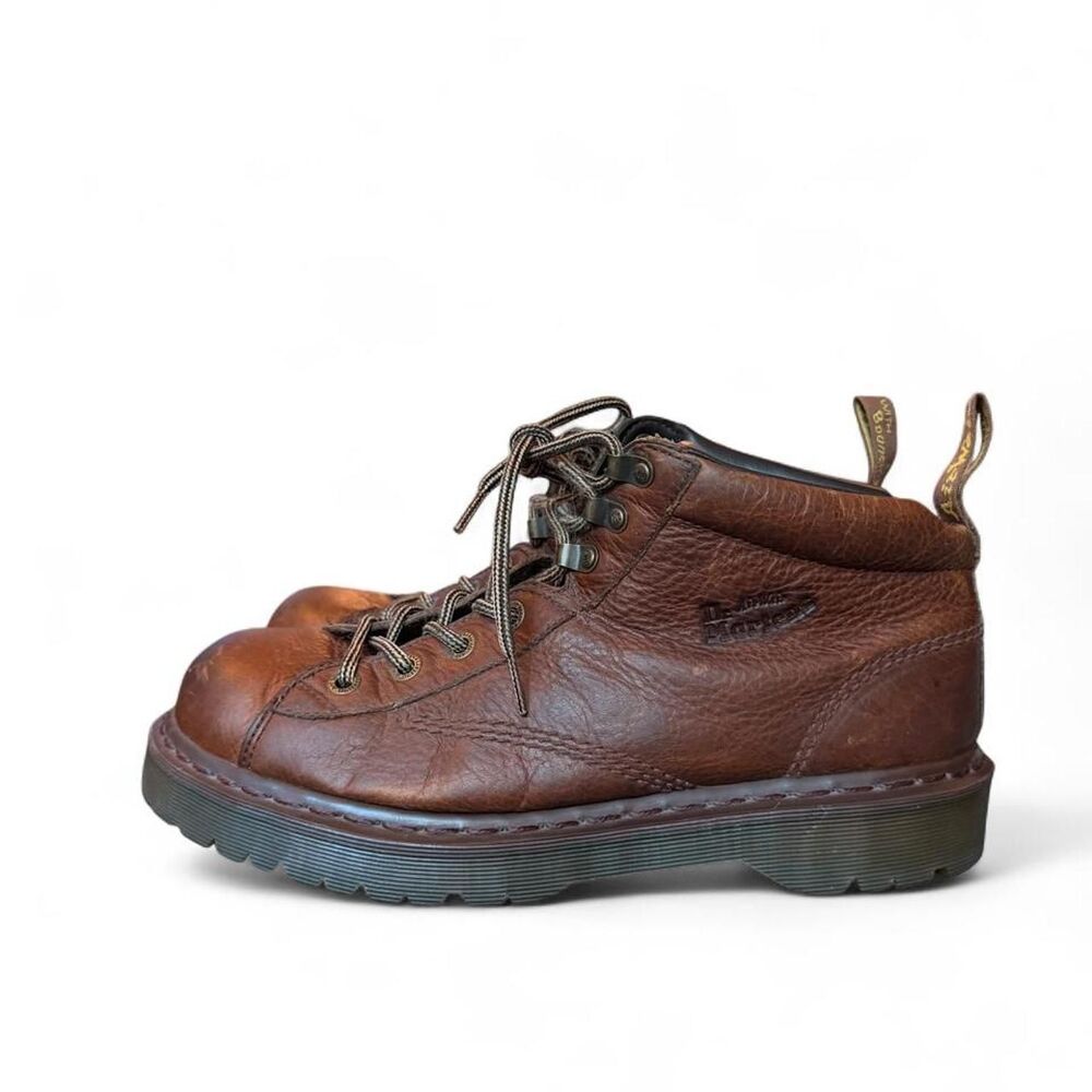 Dr. Martens 8237 Men’s 12 Brown Leather Lace-Up Hiking Work Boots Distressed